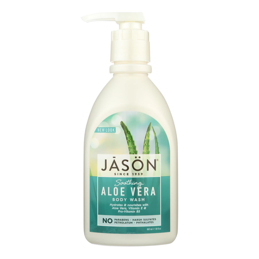Jason Body Wash Pure Natural Soothing Aloe Vera - 30 Fl Oz - Lakehouse Foods
