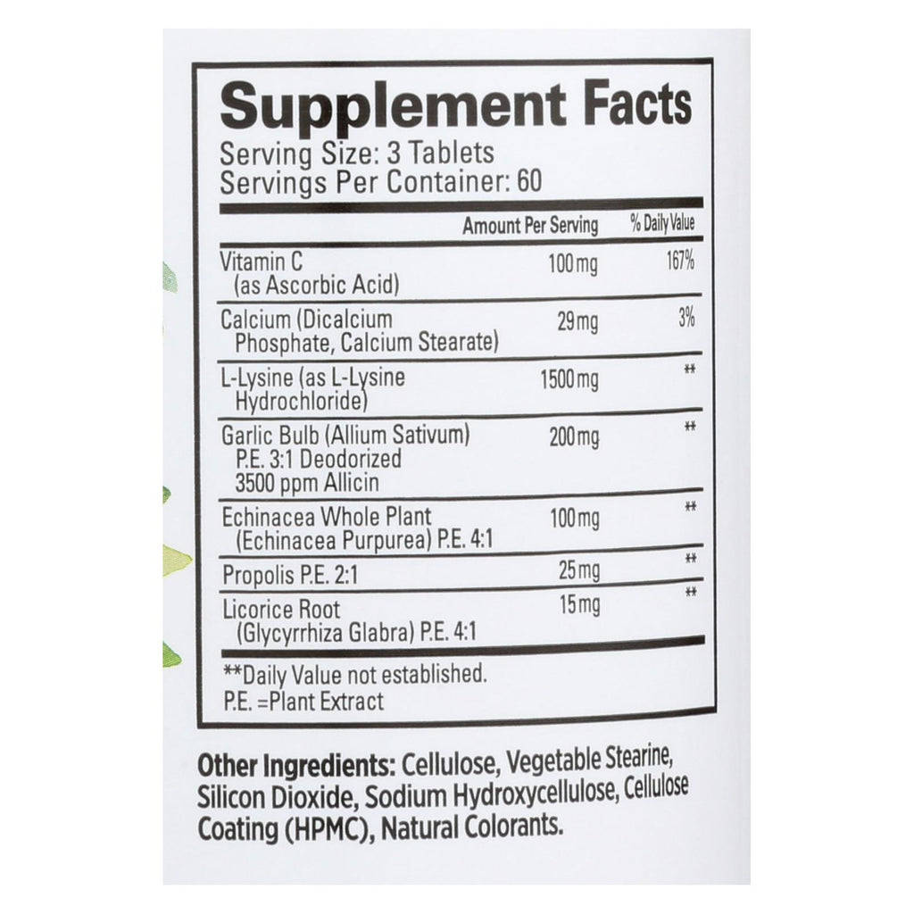 Quantum Super Lysine Plus Immune System - 180 Tablets - Lakehouse Foods