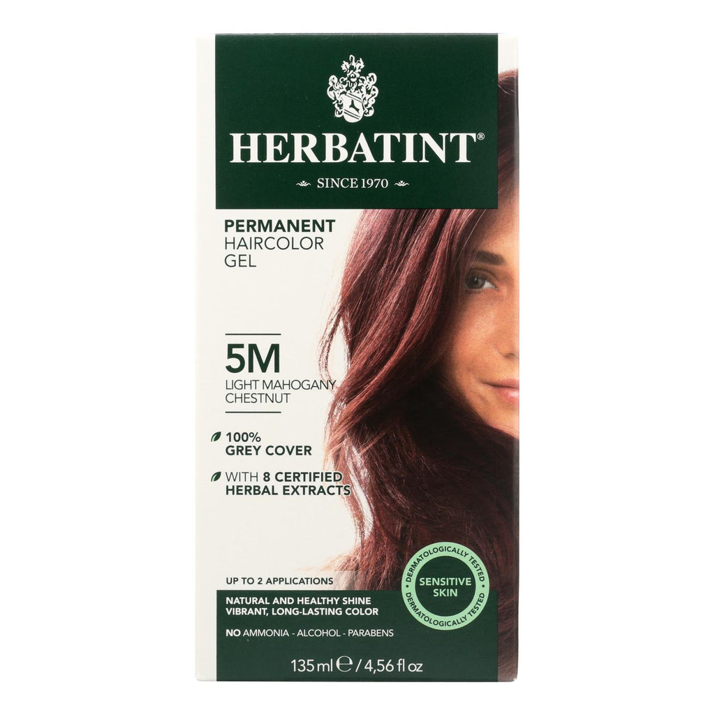 Herbatint Permanent Herbal Haircolour Gel 5m Light Mahogany Chestnut - 135 Ml - Lakehouse Foods
