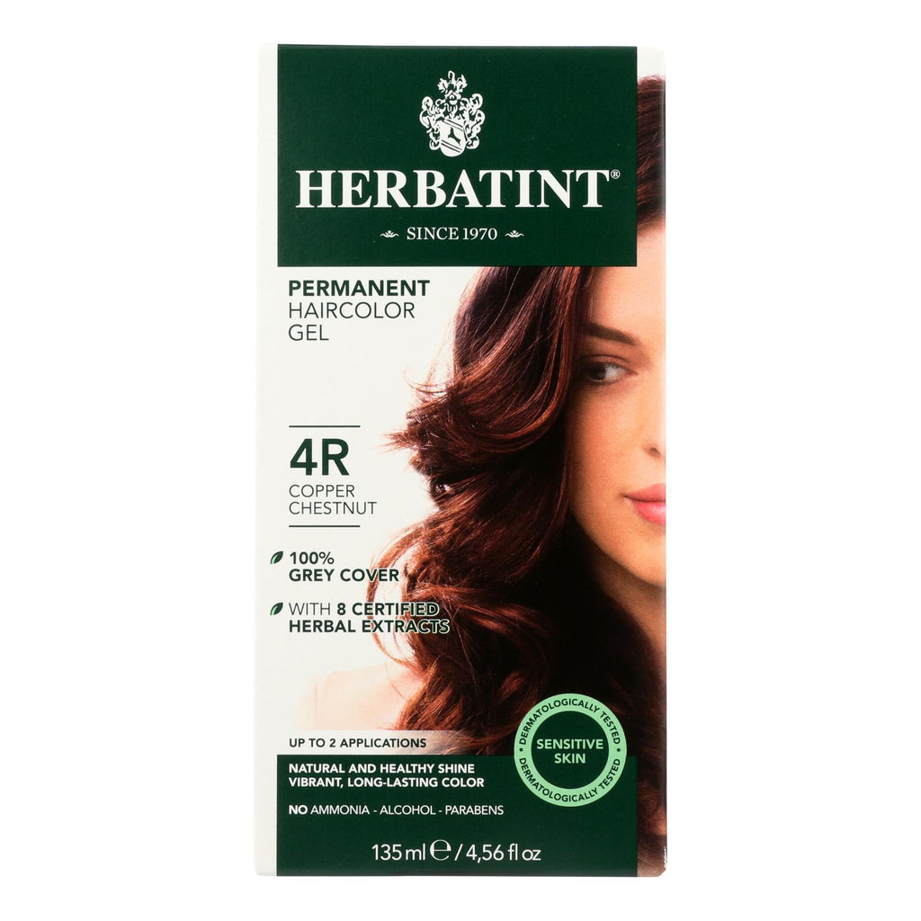 Herbatint Permanent Herbal Haircolour Gel 4r Copper Chestnut - 135 Ml - Lakehouse Foods