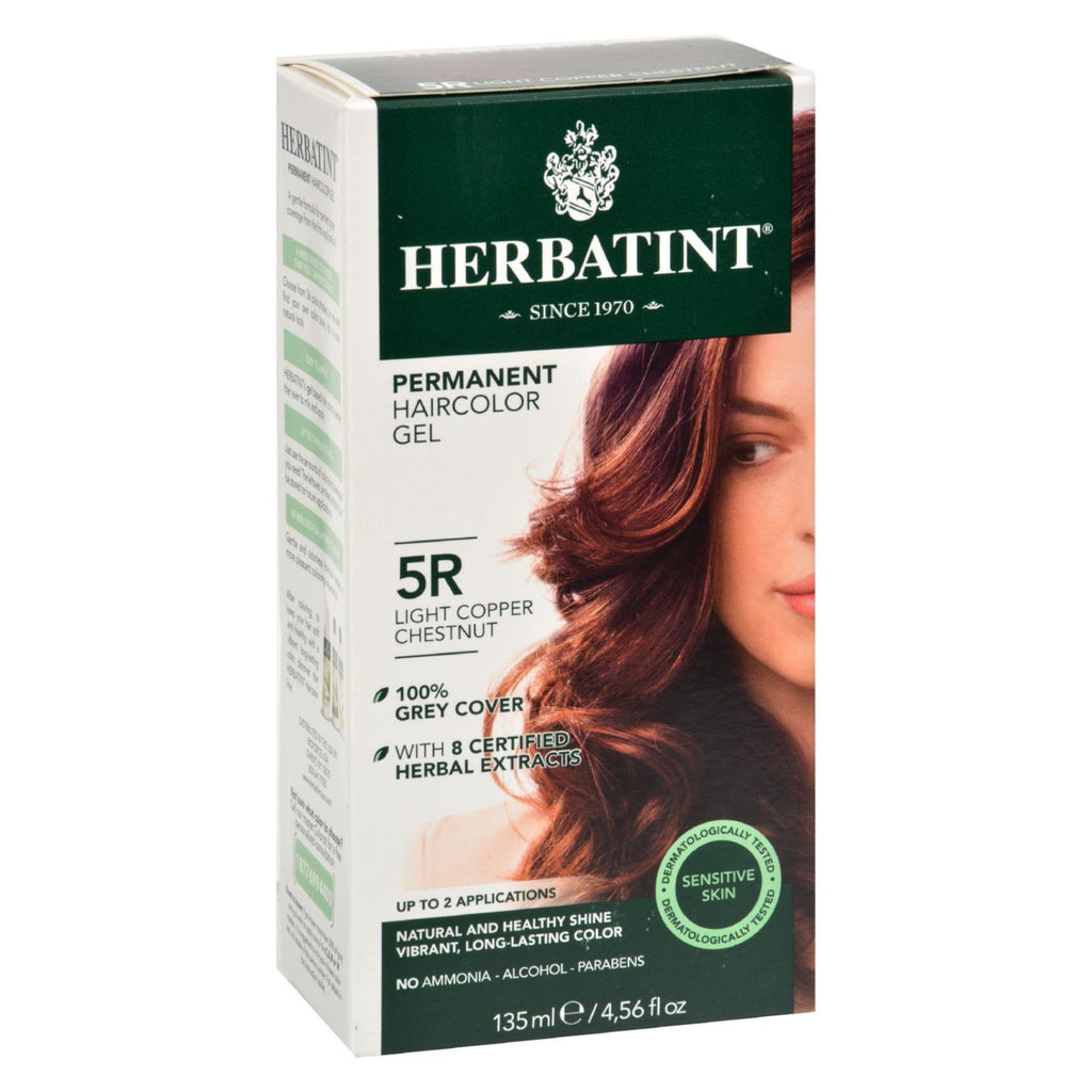 Herbatint Permanent Herbal Haircolour Gel 5r Light Copper Chestnut - 135 Ml - Lakehouse Foods