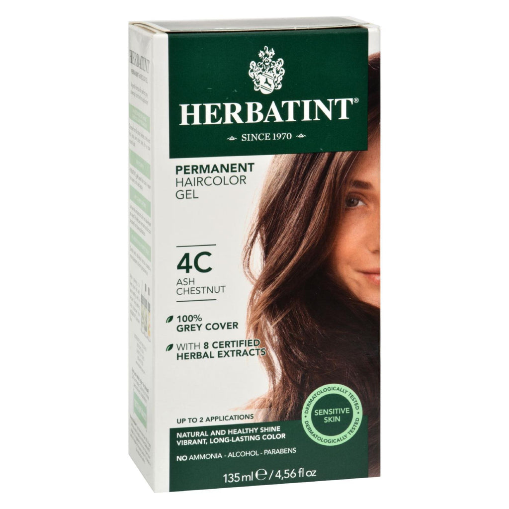 Herbatint Haircolor Kit Ash Chestnut 4c - 4 Fl Oz - Lakehouse Foods