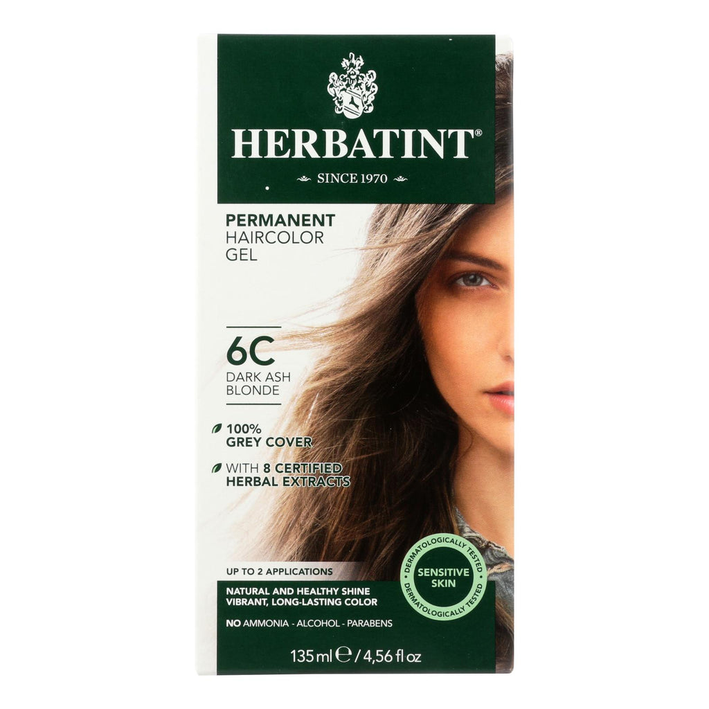 Herbatint Permanent Herbal Haircolour Gel 6c Dark Ash Blonde - 135 Ml - Lakehouse Foods