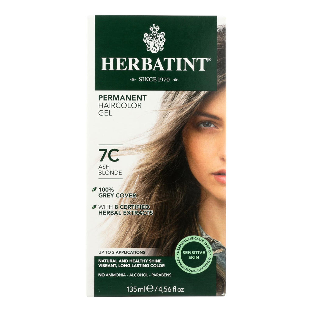 Herbatint Permanent Herbal Haircolour Gel 7c Ash Blonde - 135 Ml - Lakehouse Foods