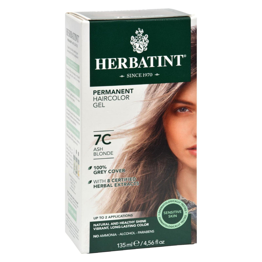 Herbatint Permanent Herbal Haircolour Gel 7c Ash Blonde - 135 Ml - Lakehouse Foods