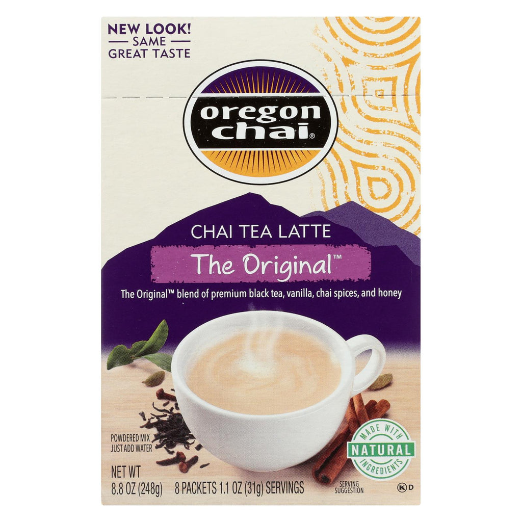 Oregon Chai Tea Latte Mix - The Original - Case Of 6 - 8 Count - Lakehouse Foods