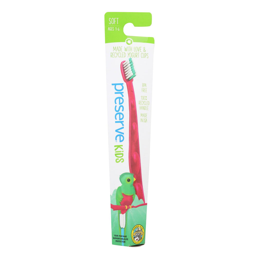 Preserve Kids' Toothbrush- 6 Pack - Assorted Colors - Lakehouse Foods