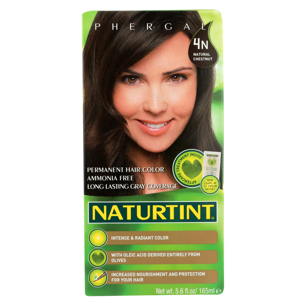 Naturtint Hair Color - Permanent - 4n - Natural Chestnut - 5.28 Oz - Lakehouse Foods