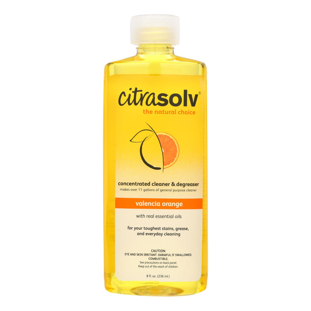 Citrasolv Natural Cleaner And Degreaser Valencia Orange - 8 Fl Oz - Lakehouse Foods
