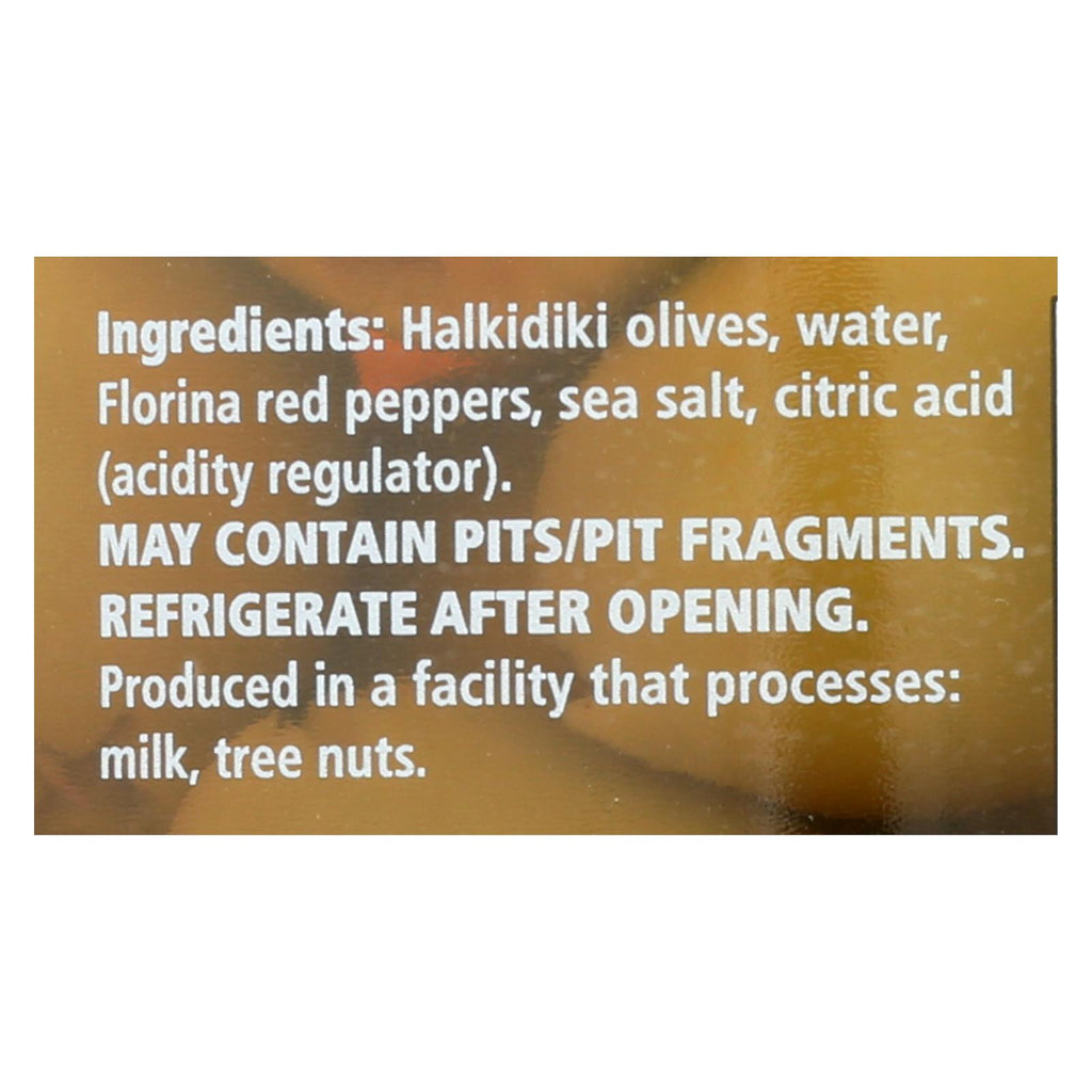 Divina - Olives Stuffed With Sweet Peppers - Case Of 6 - 7.8 Oz. - Lakehouse Foods