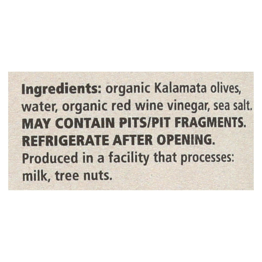 Divina - Organic Pitted Kalamata Olives - Case Of 6 - 6 Oz. - Lakehouse Foods