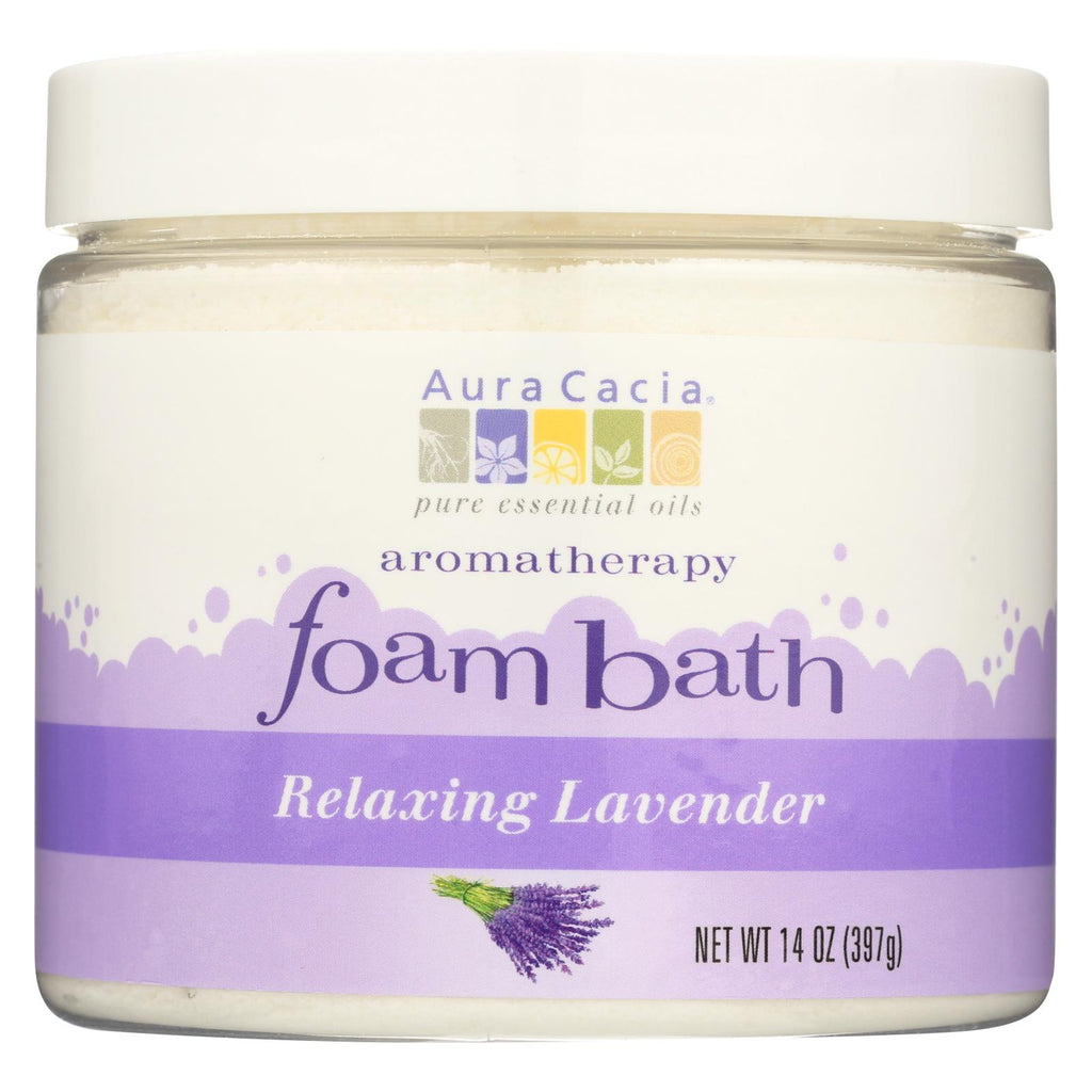 Aura Cacia - Foam Bath Relaxing Lavender - 14 Oz - Lakehouse Foods
