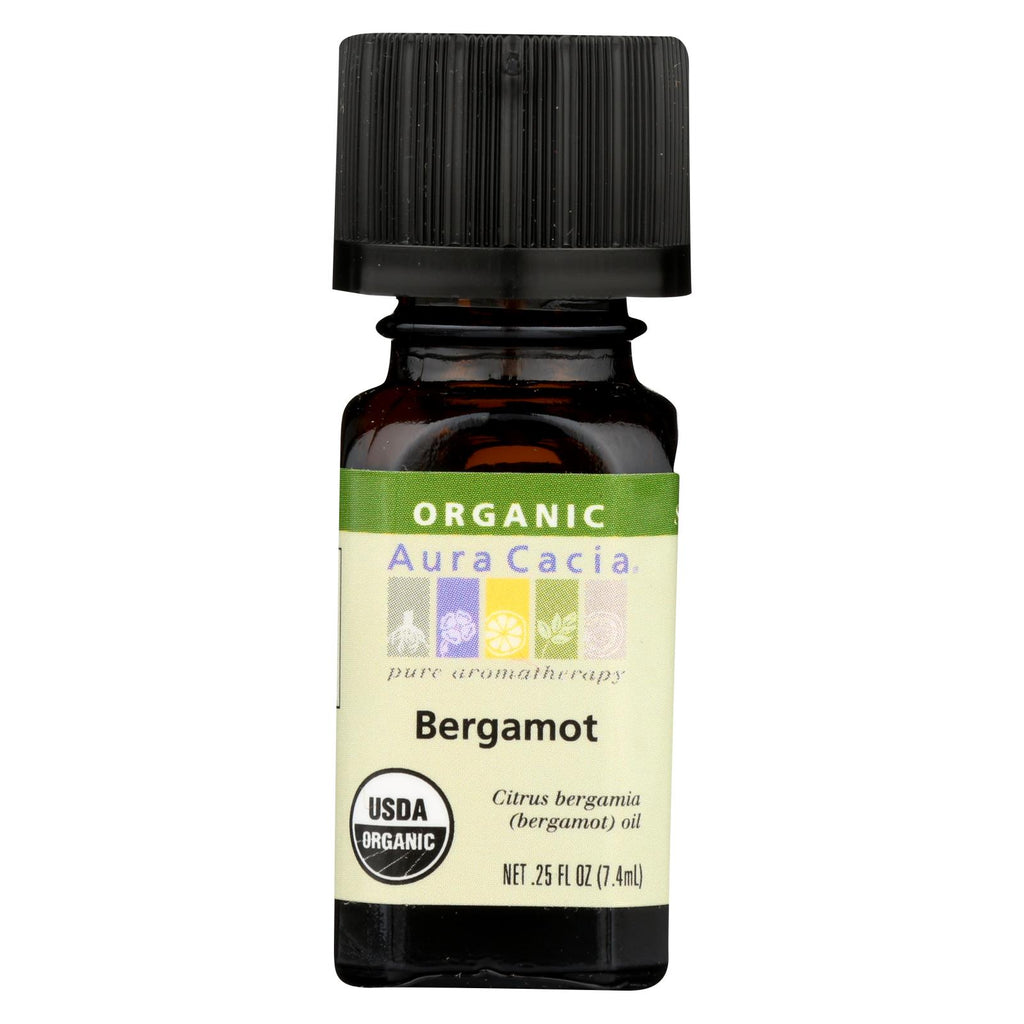 Aura Cacia - Organic Bergamot - .25 Oz - Lakehouse Foods