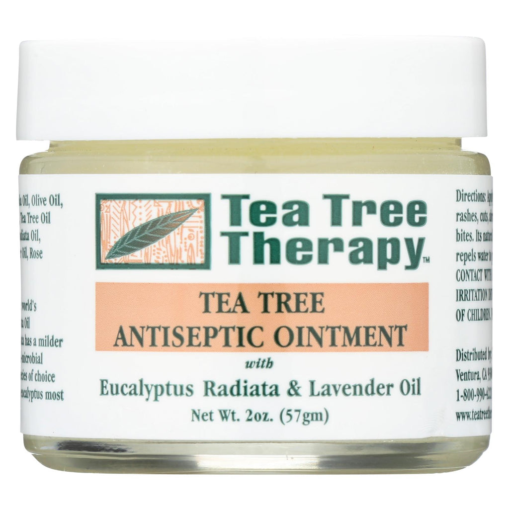 Tea Tree Therapy Antiseptic Ointment Eucalyptus Australiana And Lavender Oil - 2 Oz - Lakehouse Foods