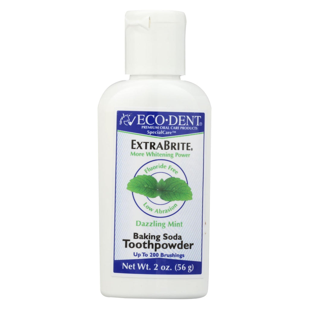 Eco-dent Toothpowder Xtra-brite - Fluoride Free - 2 Oz - Lakehouse Foods