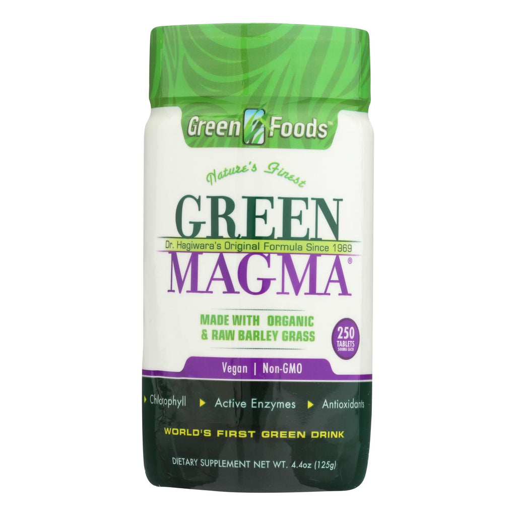 Green Foods Dr Hagiwara Green Magma Barley Grass Juice Powder - 250 Tablets - Lakehouse Foods
