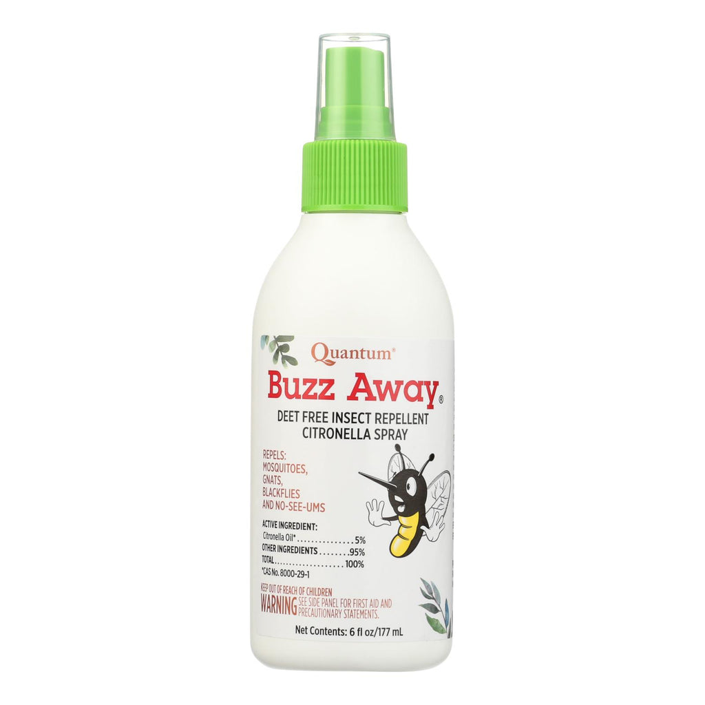 Quantum Research Buzz Away Insect Repellent Citronella Spray - 6 Oz - Lakehouse Foods