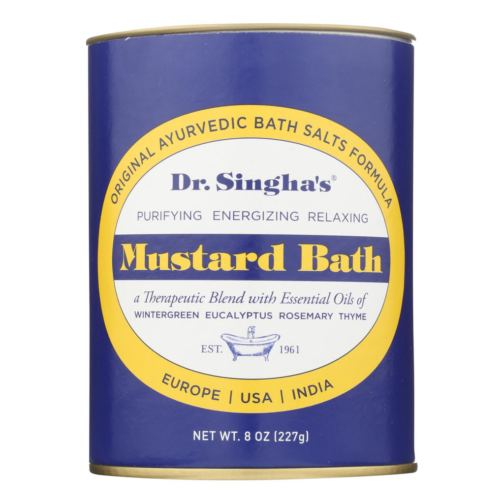 Dr. Singha's Mustard Bath - 8 Oz - Lakehouse Foods
