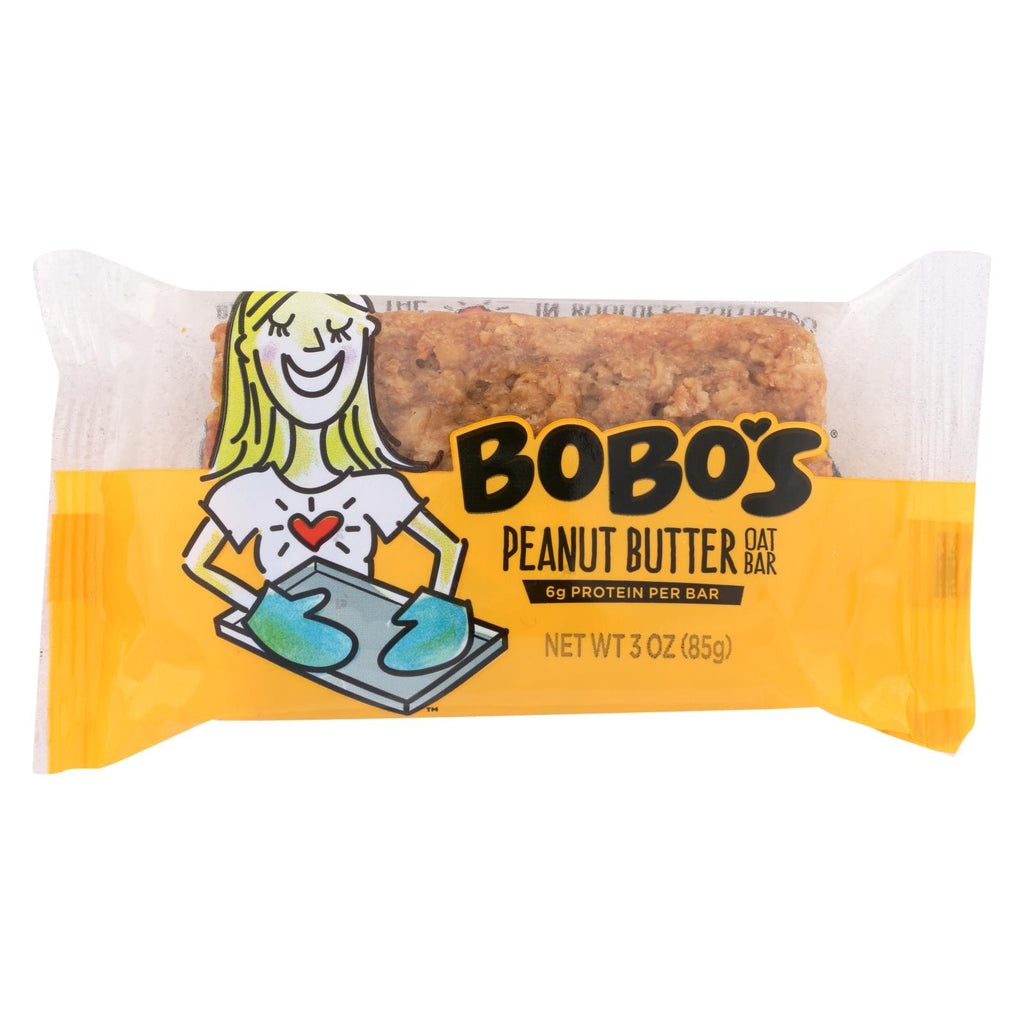 Bobo's Oat Bars - All Natural - Peanut Butter - 3 Oz Bars - Case Of 12 - Lakehouse Foods
