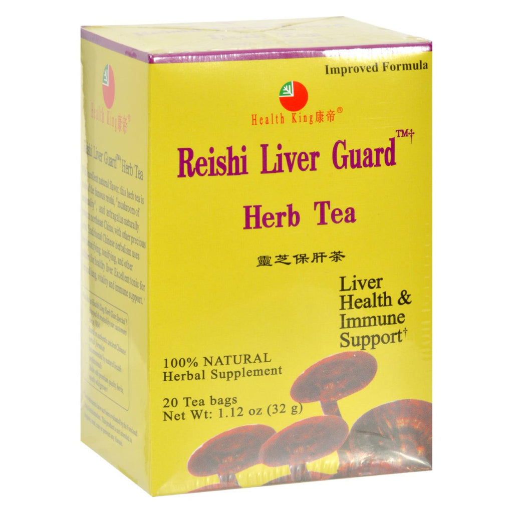 Health King Reishi Liver Guard Herb Tea - 20 Tea Bags - Lakehouse Foods