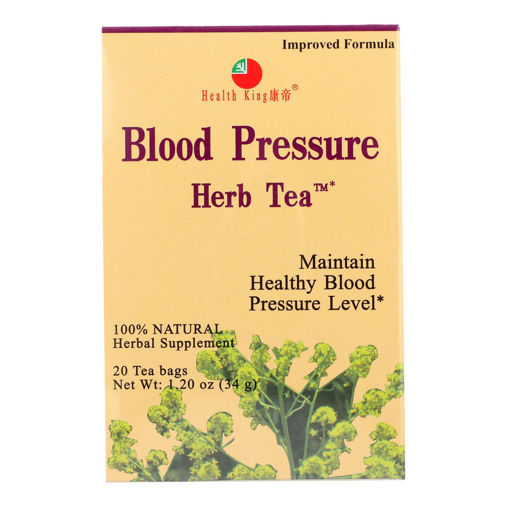 Health King Blood Pressure Herb Tea - 20 Tea Bags - Lakehouse Foods