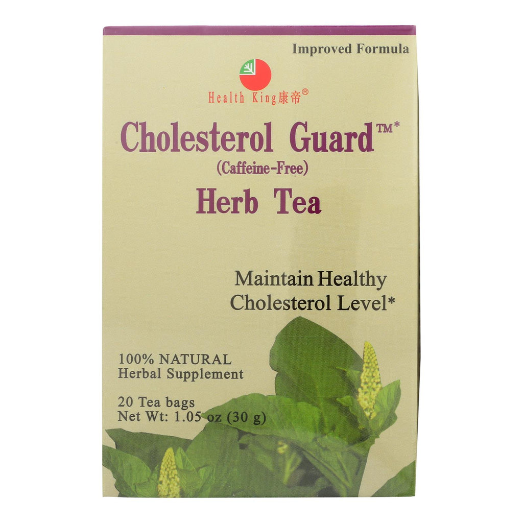 Health King Cholesterol Guard Herb Tea - 20 Tea Bags - Lakehouse Foods