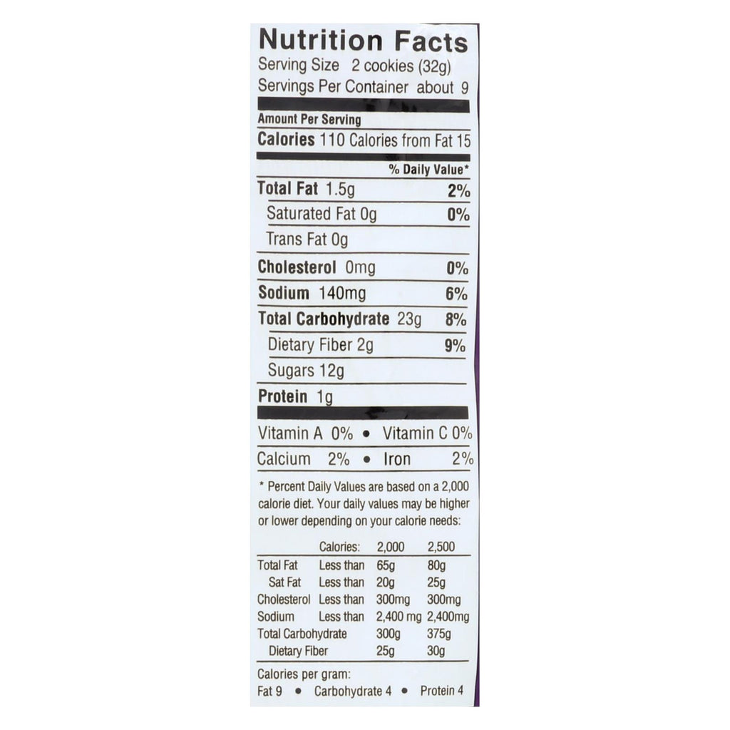 Newman's Own Organics Fig Newman's Wheat Free - Dairy Free - Case Of 6 - 10 Oz. - Lakehouse Foods