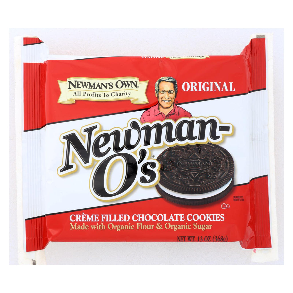 Newman's Own Organics Creme Filled Cookies - Chocolate - Case Of 6 - 13 Oz. - Lakehouse Foods