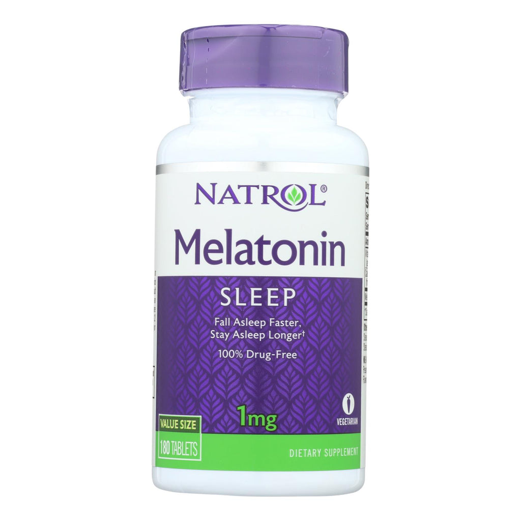 Natrol Melatonin - 1 Mg - 180 Tablets - Lakehouse Foods