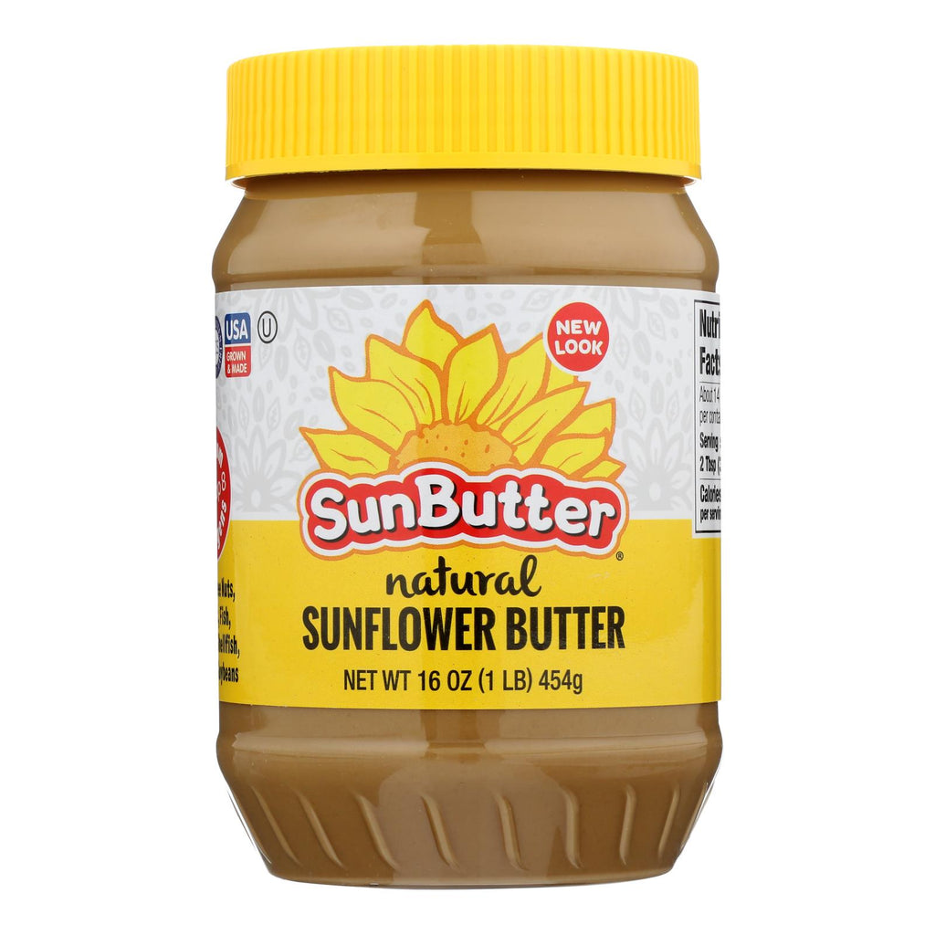 Sunbutter Sunflower Butter - Natural - Case Of 6 - 16 Oz. - Lakehouse Foods