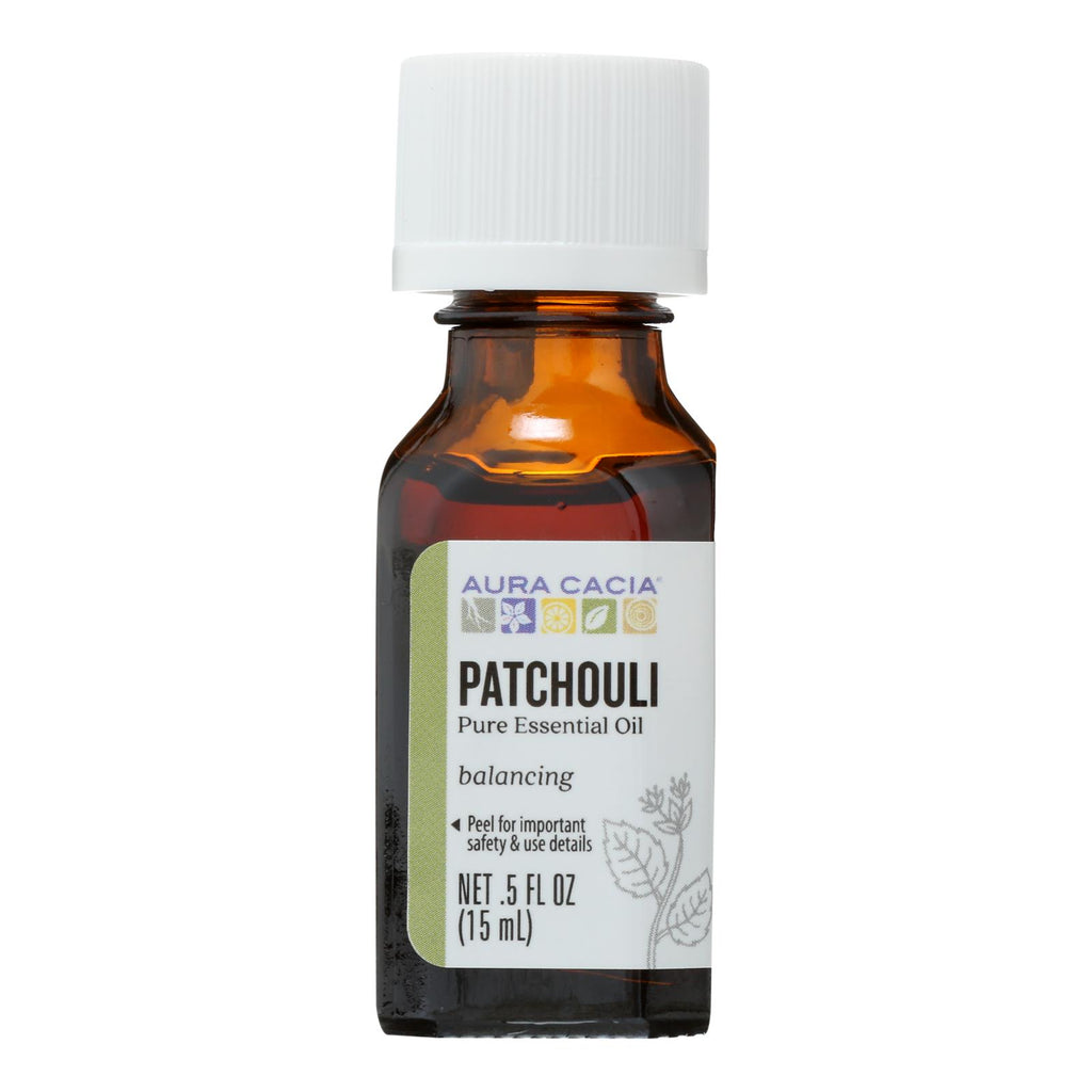 Aura Cacia - Pure Essential Oil Patchouli - 0.5 Fl Oz - Lakehouse Foods