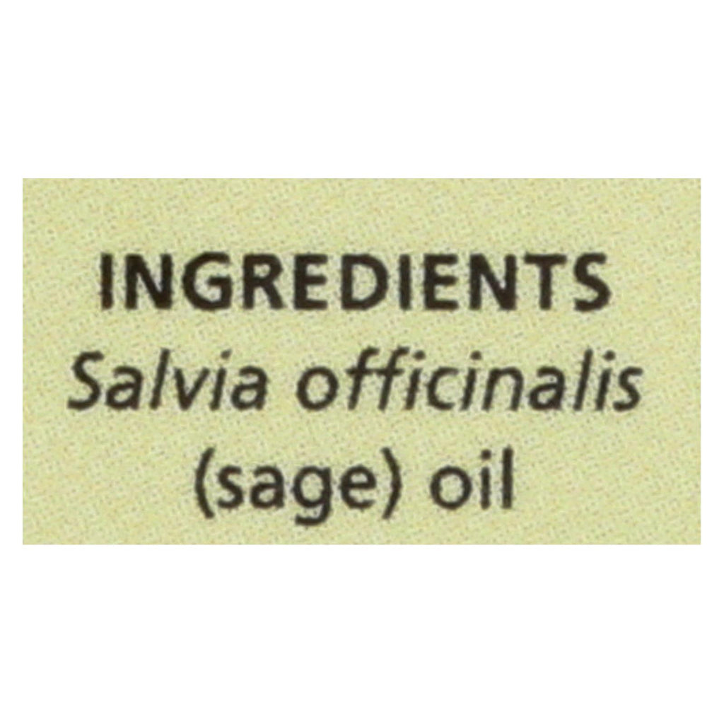Aura Cacia - Essential Oil Sage - 0.5 Fl Oz - Lakehouse Foods
