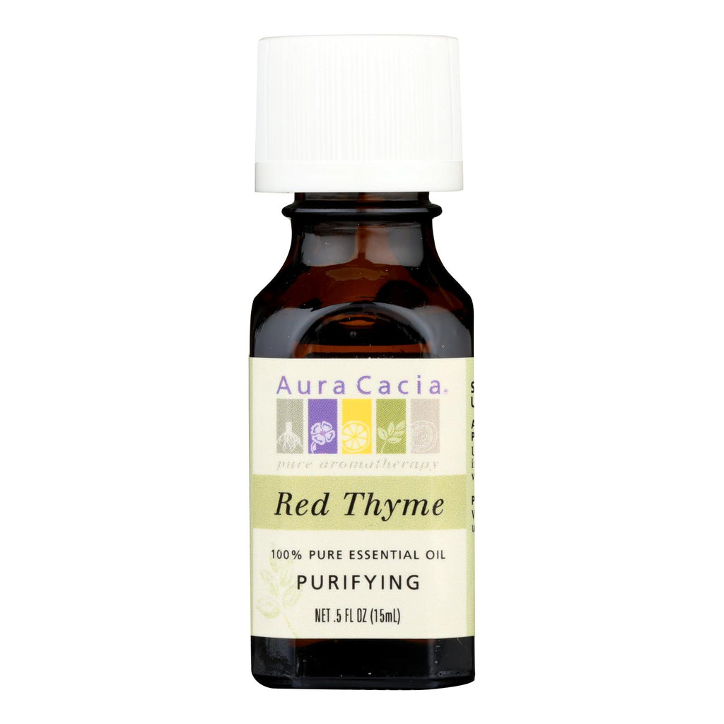 Aura Cacia - Essential Oil - Red Thyme - .5 Oz - Lakehouse Foods
