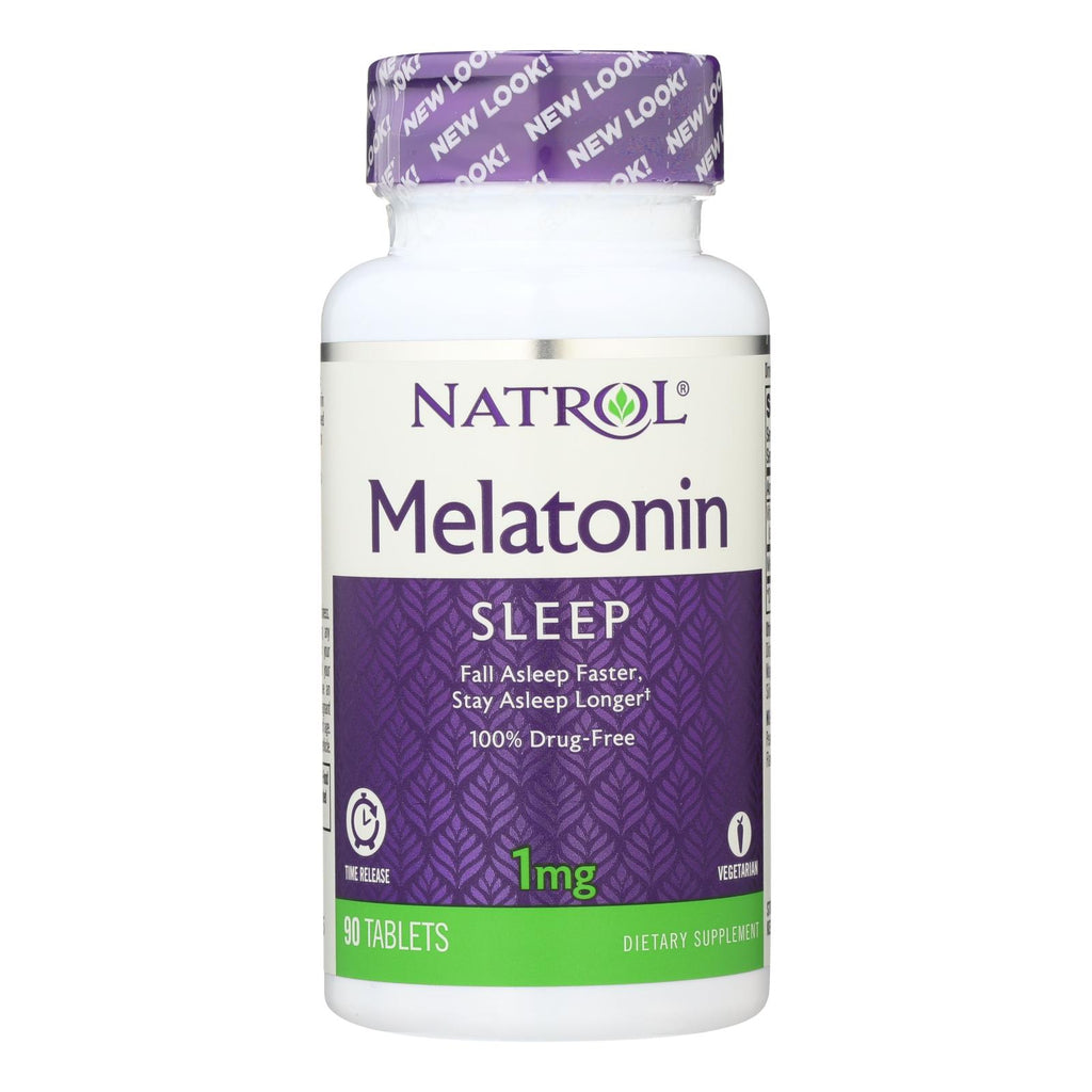 Natrol Melatonin Time Release - 1 Mg - 90 Tablets - Lakehouse Foods