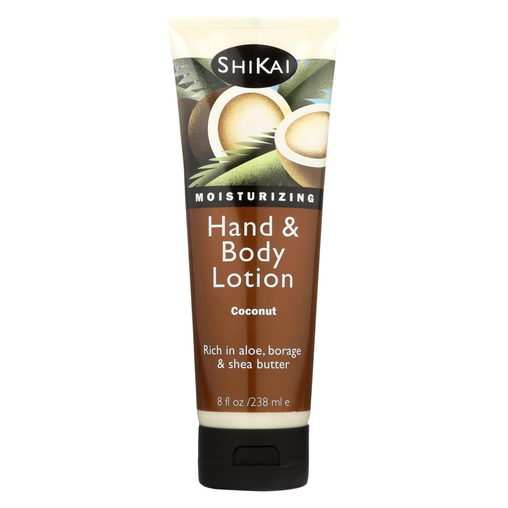 Shikai All Natural Hand And Body Lotion Coconut - 8 Fl Oz - Lakehouse Foods
