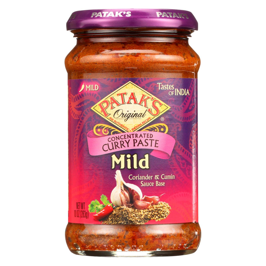 Pataks Spice Paste - Mild Curry - Mild - 10 Oz - Case Of 6 - Lakehouse Foods