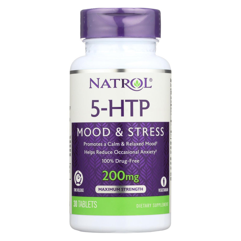 Natrol 5-htp Tr Time Release - 200 Mg - 30 Tablets - Lakehouse Foods