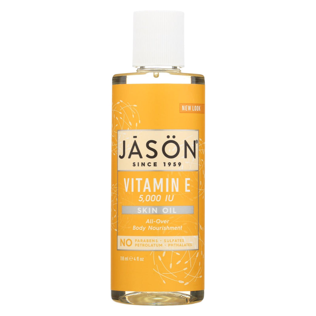 Jason Vitamin E Pure Natural Skin Oil - 5000 Iu - 4 Fl Oz - Lakehouse Foods