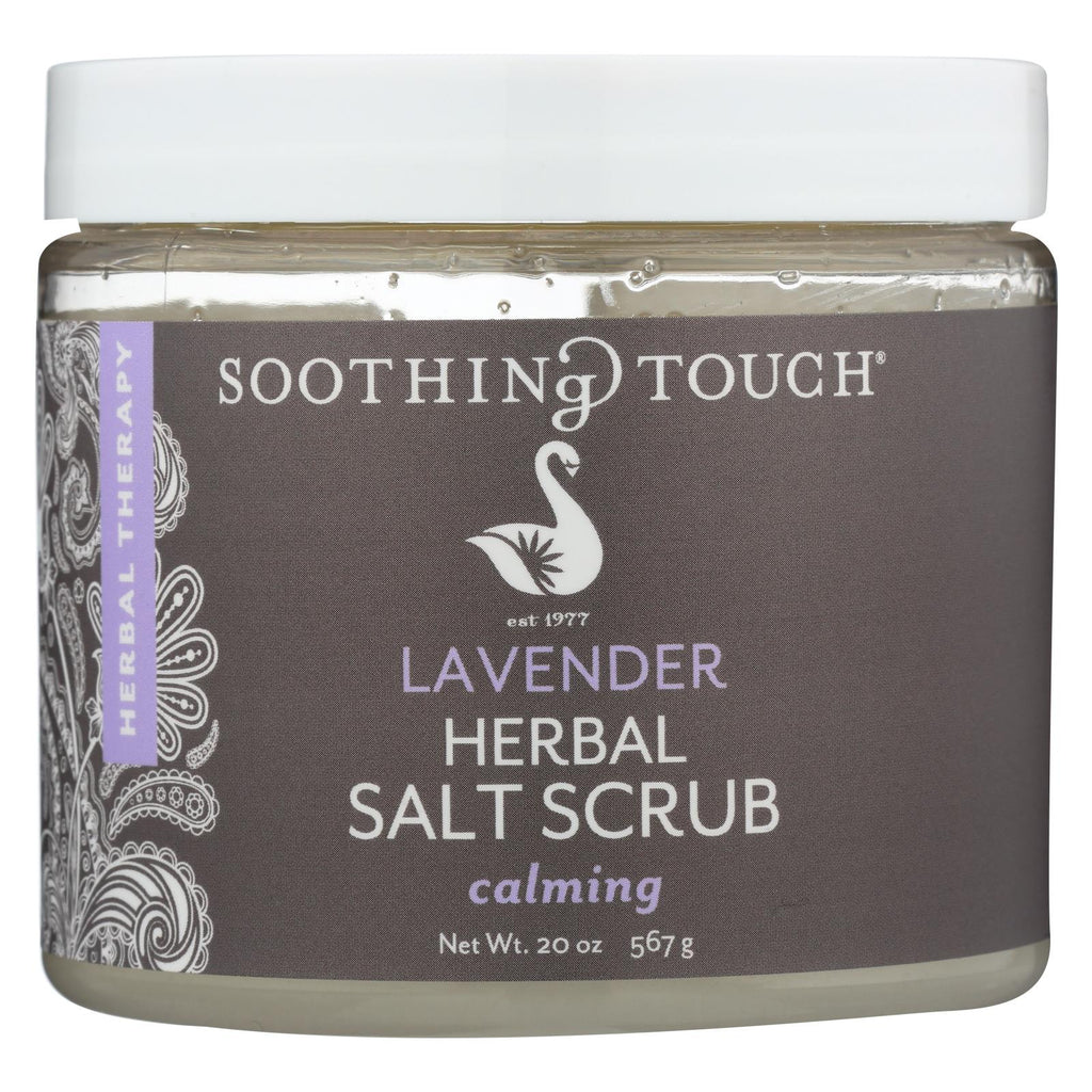 Soothing Touch Salt Scrub - Lavender - 20 Oz - Lakehouse Foods