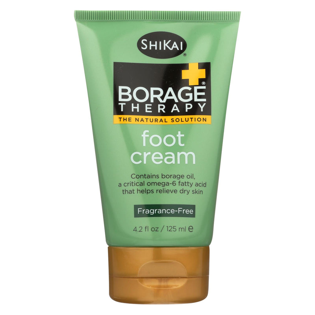 Shikai Borage Therapy Foot Cream Unscented - 4.2 Fl Oz - Lakehouse Foods