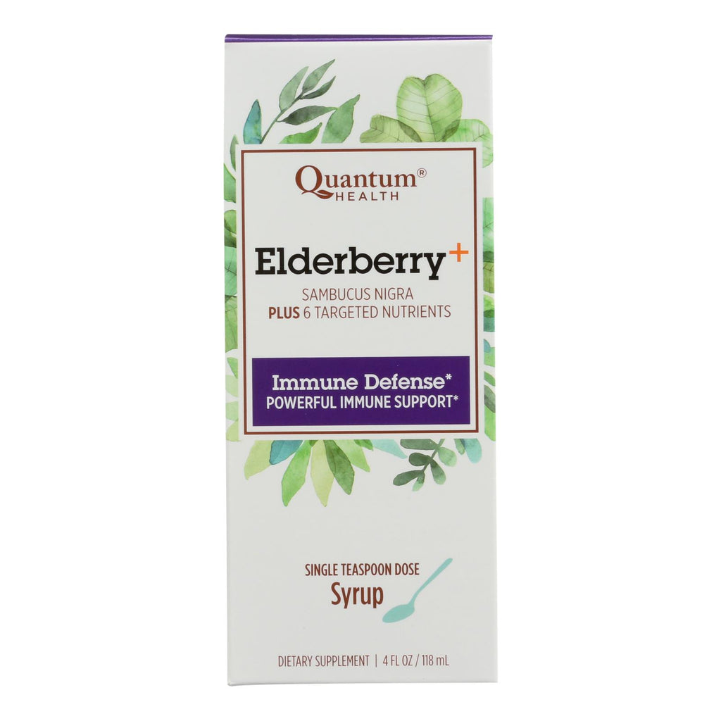 Quantum Elderberry Syrup - 4 Fl Oz - Lakehouse Foods