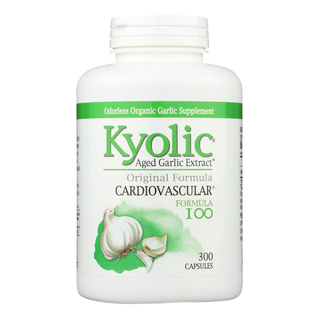 Kyolic - Aged Garlic Extract Cardiovascular Original Formula 100 - 300 Capsules - Lakehouse Foods