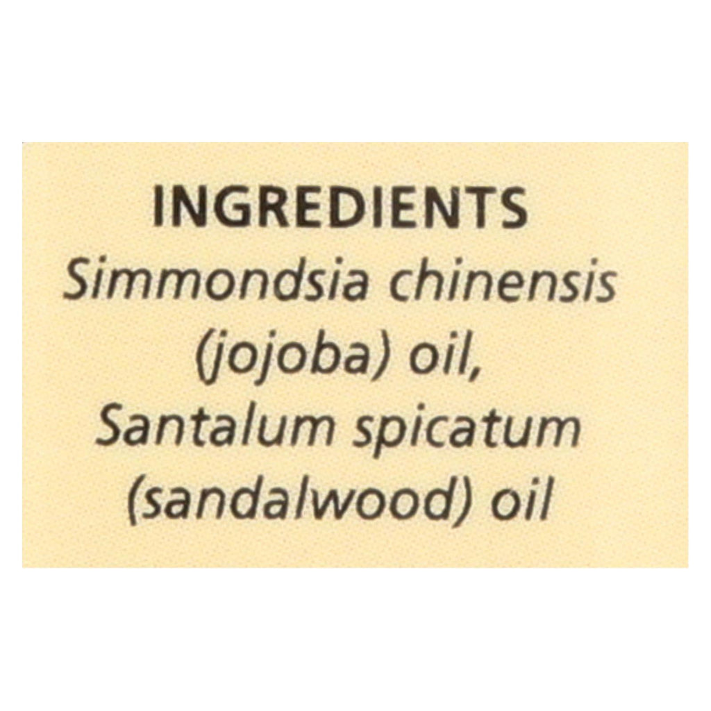 Aura Cacia - Precious Essentials Sandalwood Blended With Jojoba Oil - 0.5 Fl Oz - Lakehouse Foods