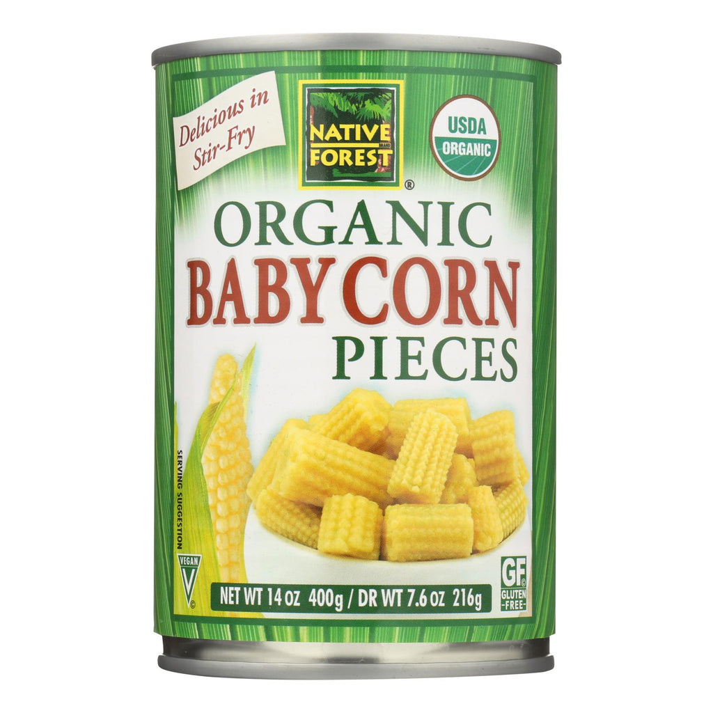 Native Forest Organic Cut Baby - Corn - Case Of 6 - 14 Oz. - Lakehouse Foods