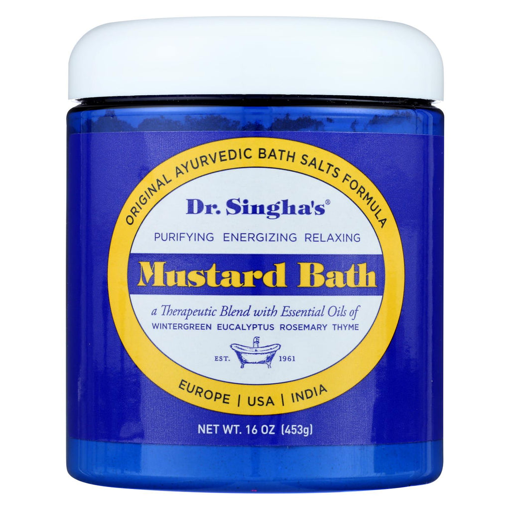 Dr. Singha's Mustard Bath - 16 Oz - Lakehouse Foods