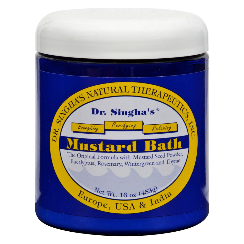 Dr. Singha's Mustard Bath - 16 Oz - Lakehouse Foods