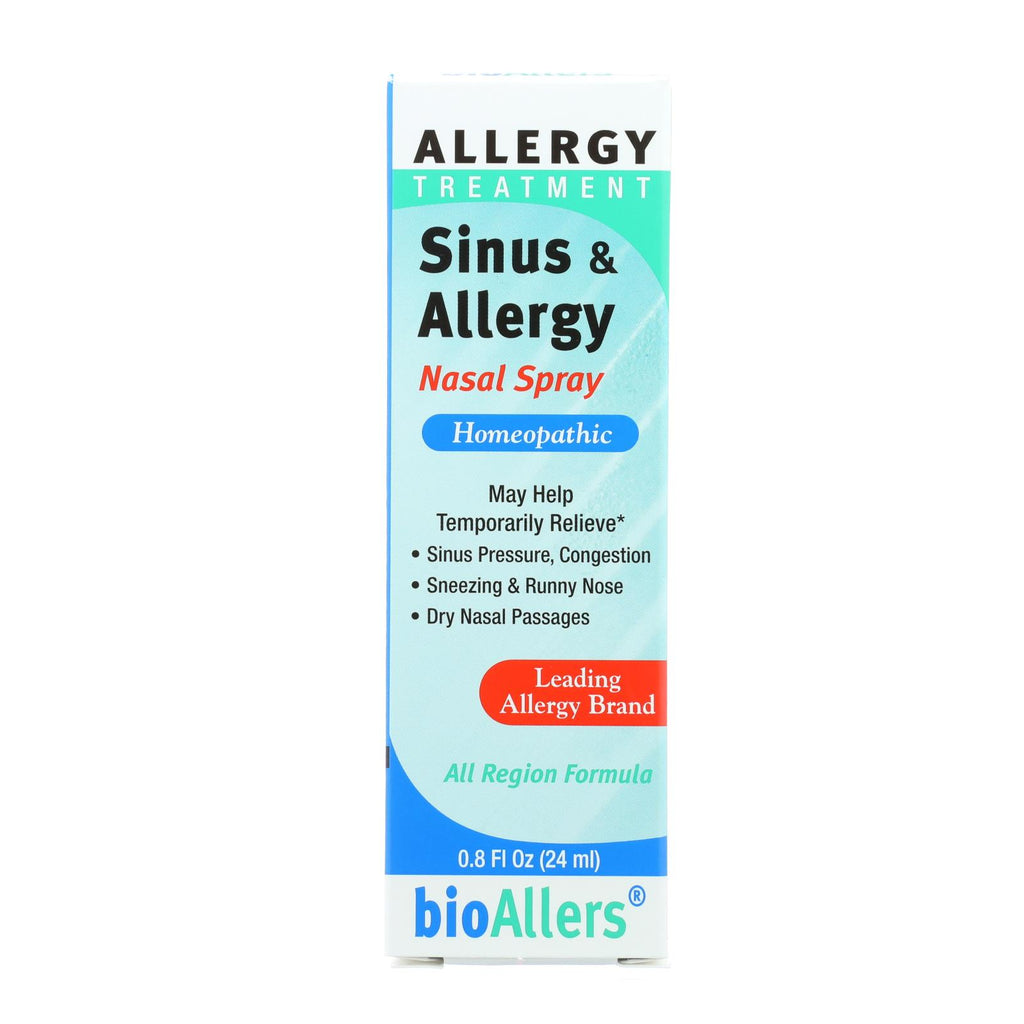 Bio-allers - Sinus And Allergy Relief Nasal Spray - 0.8 Fl Oz - Lakehouse Foods