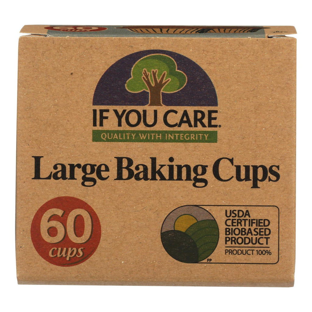 If You Care Baking Cups - Brown 2.5 Inch - Case Of 24 - 60 Count - Lakehouse Foods