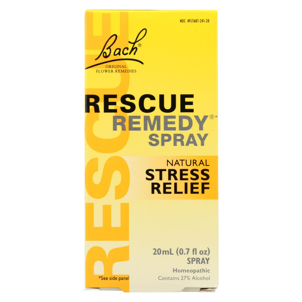 Bach Flower Remedies Essences Rescue Remedy Spray Original Flower - 0.7 Fl Oz - Lakehouse Foods