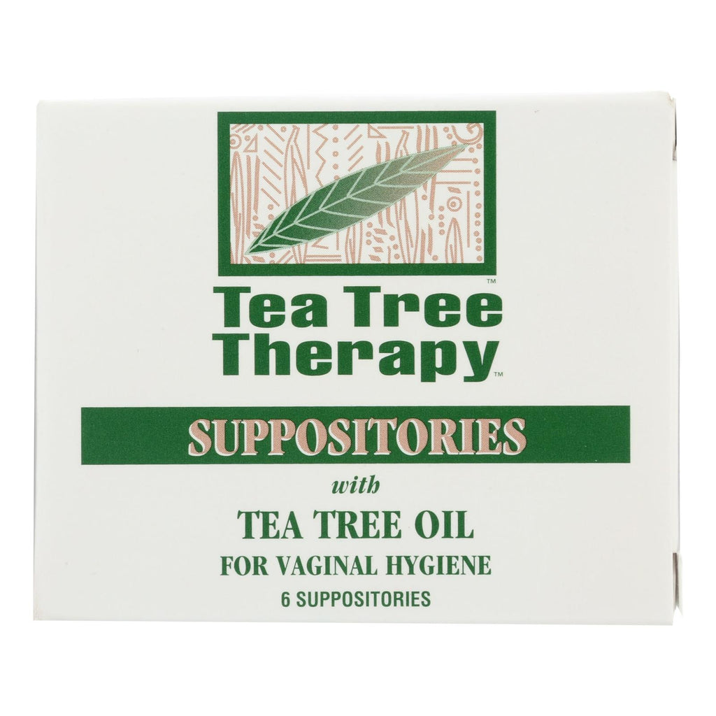 Tea Tree Therapy Vaginal Suppositories With Tea Tree Oil - 6 Suppositories - Lakehouse Foods